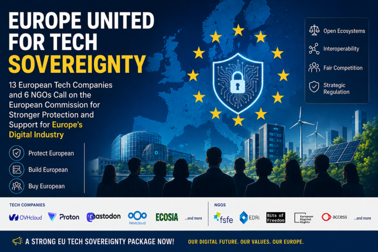 European Tech Firms And NGOs Urge Brussels To Strengthen Digital Sovereignty Amid U.S. Competition